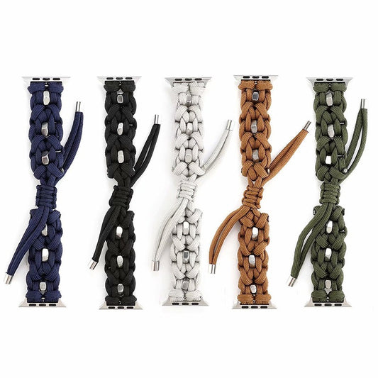Braided Nylon Fabric Watch Band